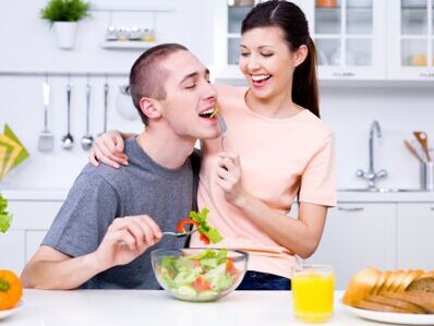 Food to increase men's efficiency