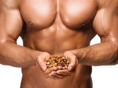 Eating walnuts gives you good strength